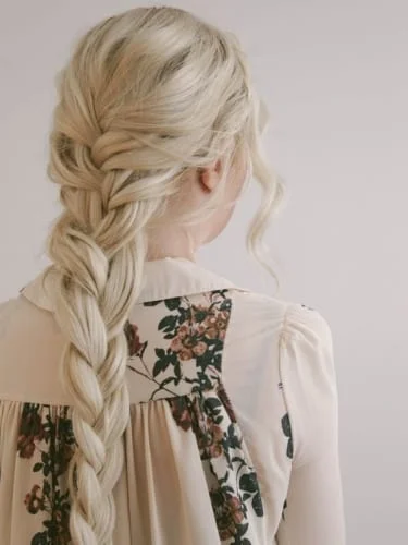Classic braided Thanksgiving hairstyle - elegant and timeless holiday hair option