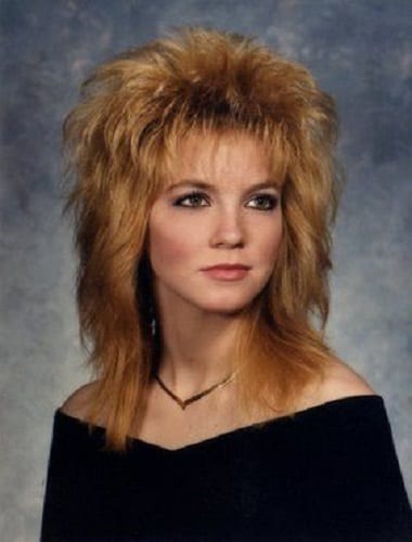 The 1980 Woman Mullet Hairstyle 