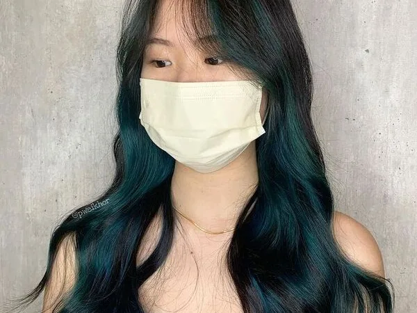 50 Best Blue Highlights Hair Ideas in 2022