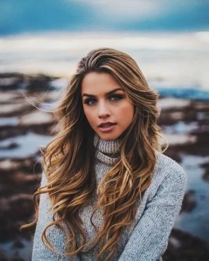 Autumn honey brown hair color perfect for fall season