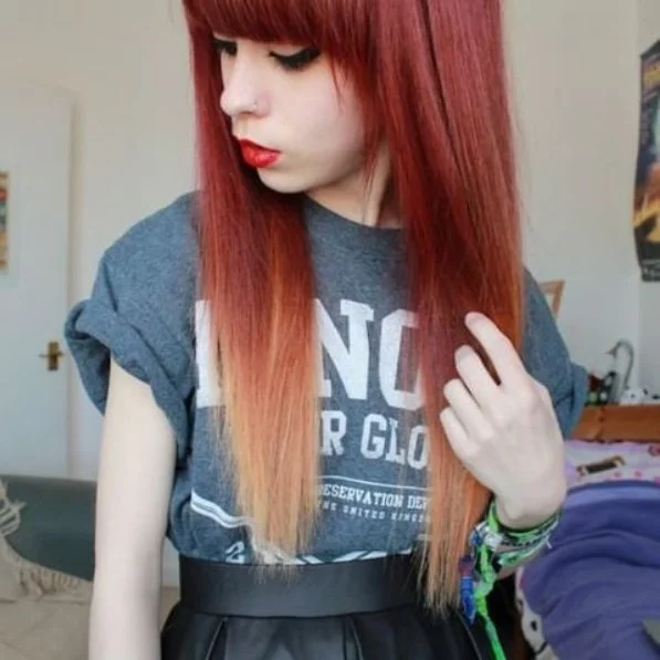ombre hair scene hairstyle for girls 