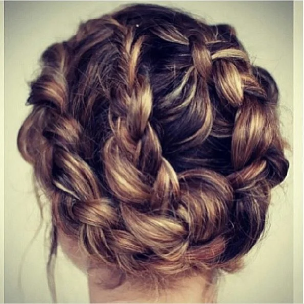 princess crown braided updos