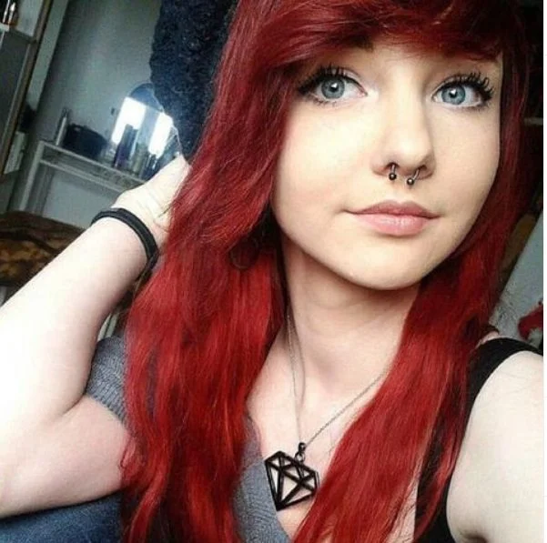 auburn emo hair for girls