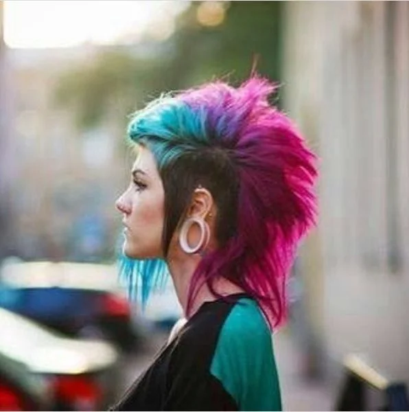 Short Asymmetric Emo Girl Haircut