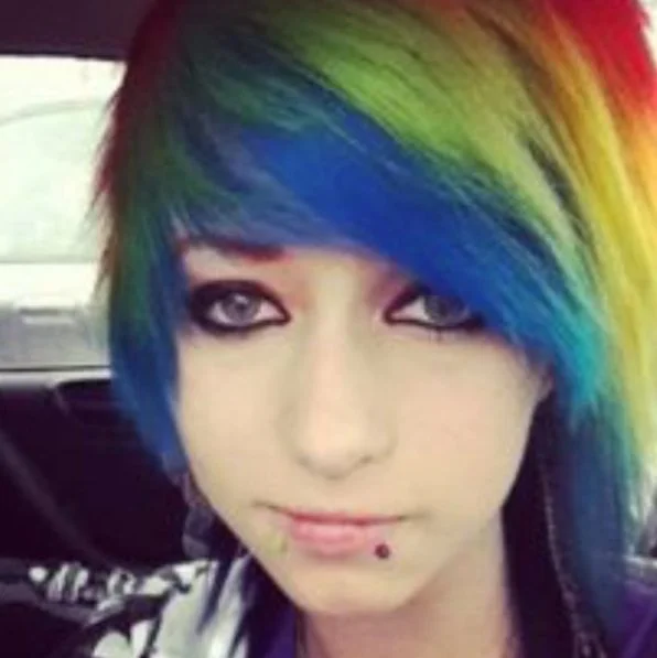 rainbow hair for girls 