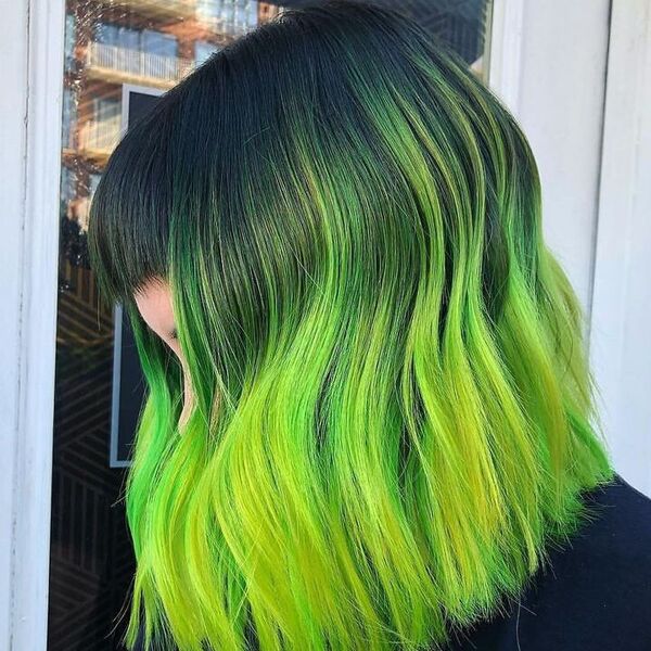 50 Stylish Green Ombre Hair Ideas for Women in 2022 | MNH