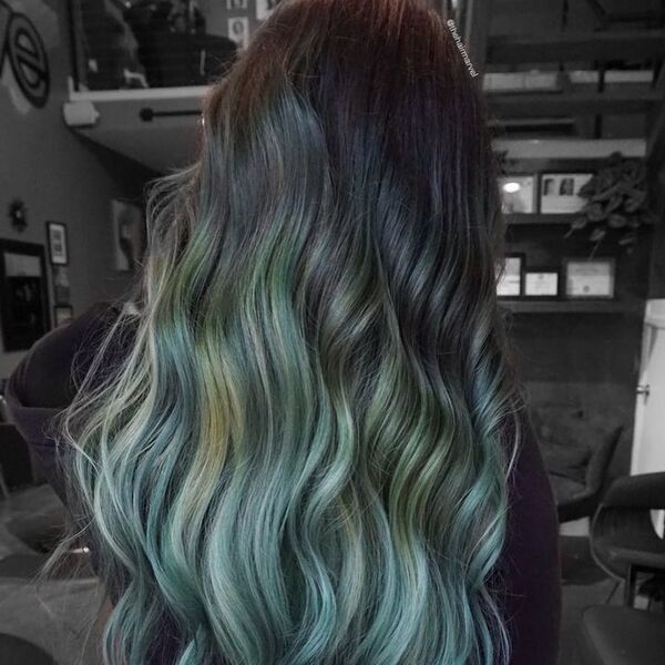 50 Stylish Green Ombre Hair Ideas for Women in 2022 | MNH